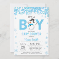 Bebé, hace frío afuera, muñeco de nieve, baby show
