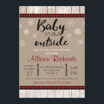 Invitación Bebé, hace frío fuera de la ducha de bebé neutra d<br><div class="desc">Para una personalización más avanzada de este diseño,  simplemente seleccione el botón "Personalizar It" de arriba.</div>