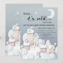 Bebé, hace frío fuera de la información de la duch