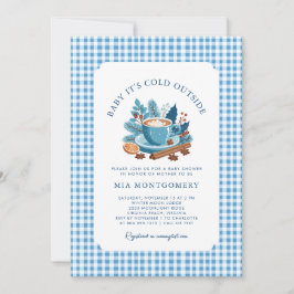 Invitación Bebé, hace frío fuera del Baby Shower de invierno 