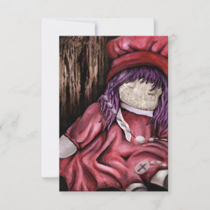 Invitación bebé muñeca.