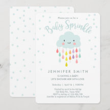 Bebé neutral arcoíris en la nube