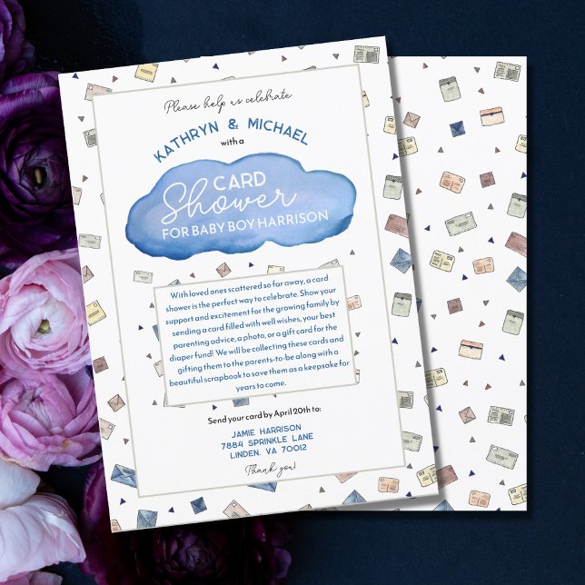 Invitación Bebé niño Sprinkle Card Shower (Subido por el creador)