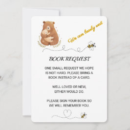 Invitación Bebé Oso: podemos cumplir con la solicitud del lib