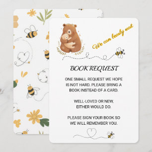 Invitación Bebé Oso: podemos cumplir con la solicitud del lib