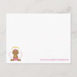 Invitación Bebé pequeño bautismo Gracias Notas