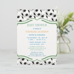 Invitación Bebé Prep Niño Ducha de Fútbol Americano