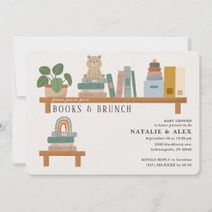 Invitación Bebé Shelf Taupe Neutral Baby Shower