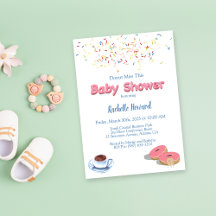 Bebé Shower de Café y Donas con Sprinkles