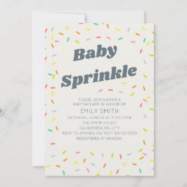 Invitación Bebé Sprinkle