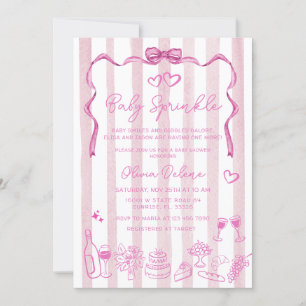 Invitación Bebé Sprinkle Whimsical Hand Drake Baby Shower