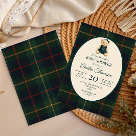 Invitación Bebé Tiburón de Lujo Chic Baño de Nena