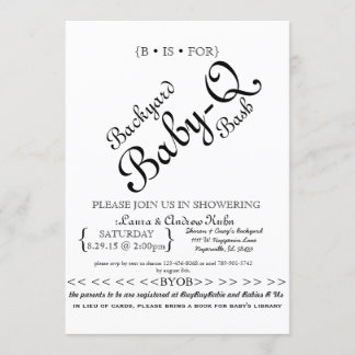 Invitación Bebé trasero-Q Bash