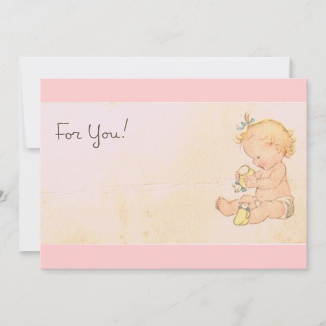 Invitación Bebé ventilado (Anverso)