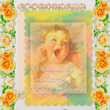 Bebé vintage lindo y elegante acuarela