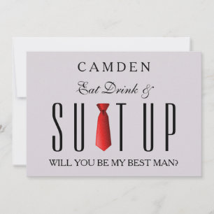 Invitación Bebe y sube rojo ¿Serás mi mejor invi?