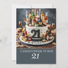 INVITACIÓN BEBER AGUA DE CUMPLEAÑOS, 21ª CELEBRACIÓN