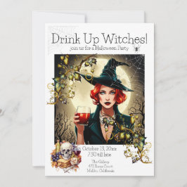 Invitación Beber brujas