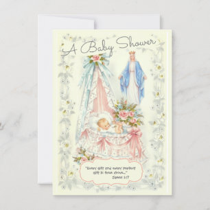 Invitación Beber de cosecha religiosa católica