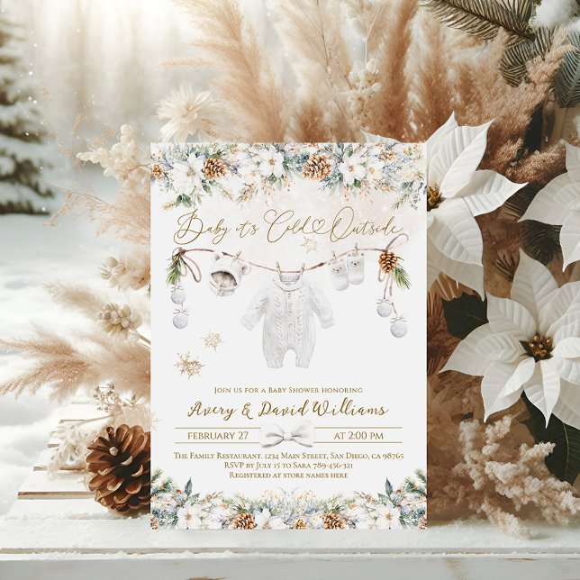 Invitación Beber, frío fuera de la línea de Baby Shower más c (Subido por el creador)