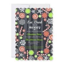 Beber y ser dulce Navidad Vela de nieve