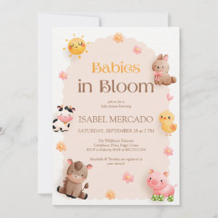 Invitación Bebés en Baby Shower