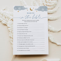 Bebés En El Juego De Baby Shower De La Biblia Twin