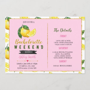 Invitación Bebida de Lemonade