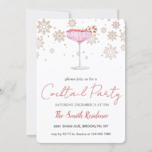 Invitación Bebidas festivas dulces
