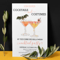 Bebidas para fiesta de Halloween de cócteles y dis