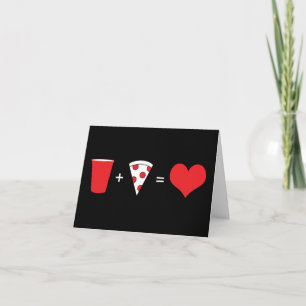 Invitación bebidas + pizza = amor