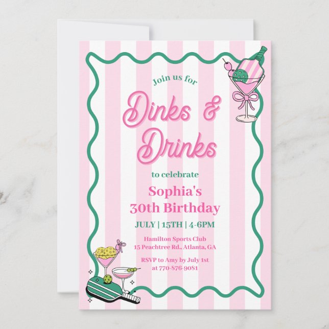 Invitación Bebidas y bebidas Baloncesto Cumpleaños (Anverso)