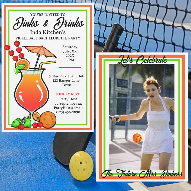 Invitación Bebidas y bebidas Boda de bachillerato (Subido por el creador)