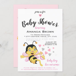 Invitación Bee Awesome Baby Shower |