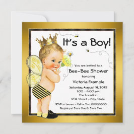 Invitación Bee Baby Shower