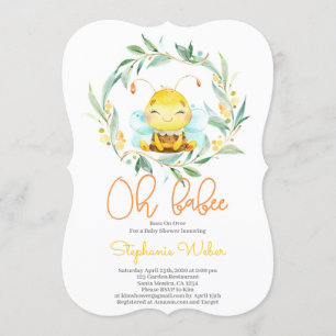 Invitación Bee Baby Shower