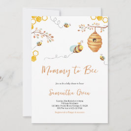 Invitación Bee Baby Shower