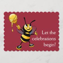 Bee de miel roja Rosh HaShana