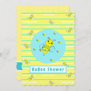 Invitación Bee Happy Baby Shower