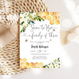 Invitación Bee Theme Baby Shower Invitation