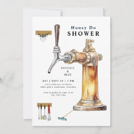 Invitación Beer Tap Honey Do Couples Boda Ducha