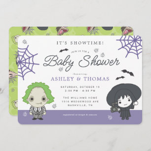 Invitación Beetlejuice Baby Shower