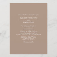 Beige cálido con detalles de Boda blanco