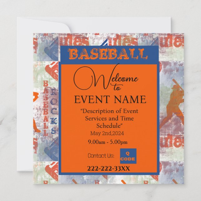 INVITACIÓN BÉISBOL (Anverso)