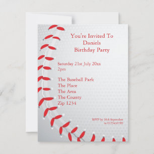 Invitación Béisbol