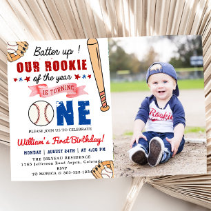 Invitación Béisbol Fiesta de cumpleaños fotografia de maltrat