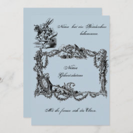 Invitación Bekanntgabe zur Geburt – Geburtskarte