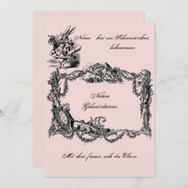 Invitación Bekanntgabe zur Geburt – Geburtskarte