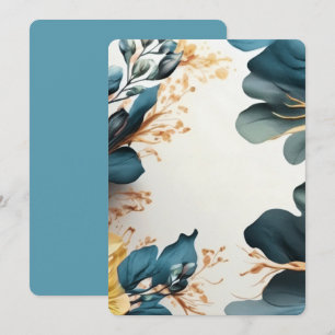 Invitación Bella acuarela floral