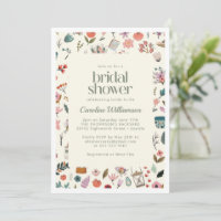 Bella Botánica Naturaleza Floral Ducha Bridal
